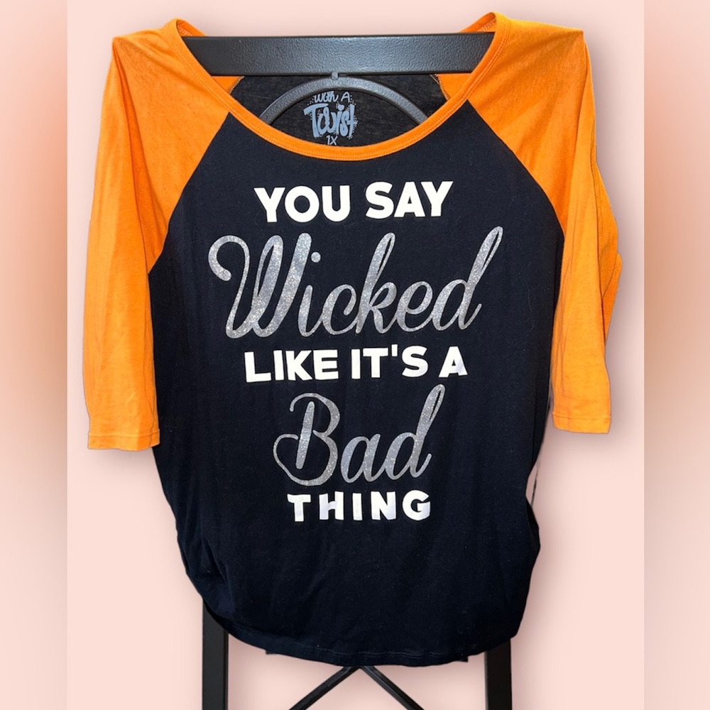 Halloween 3/4 length sleeve shirt